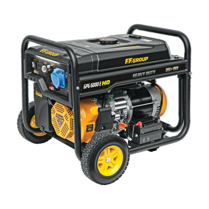 FF GROUP PETROL GENERATOR GPG 6000E HD 1PH 6.0KVA 420CC ELECTRIC START