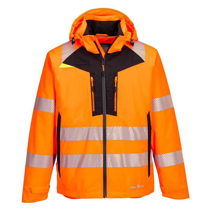 DX4 Hi-Vis Rain Jacket Orange