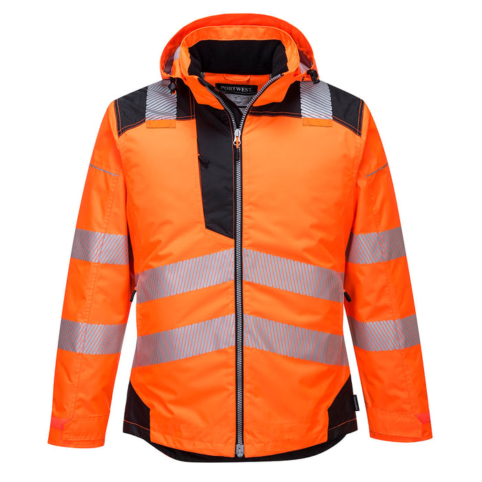 PW3 Hi-Vis Winter Jacket Orange/Black