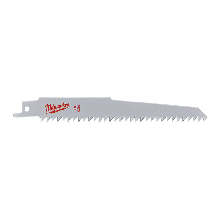 48001075 Milwaukee SAWZALL Blade 150 x 6 Tpi 3pcs