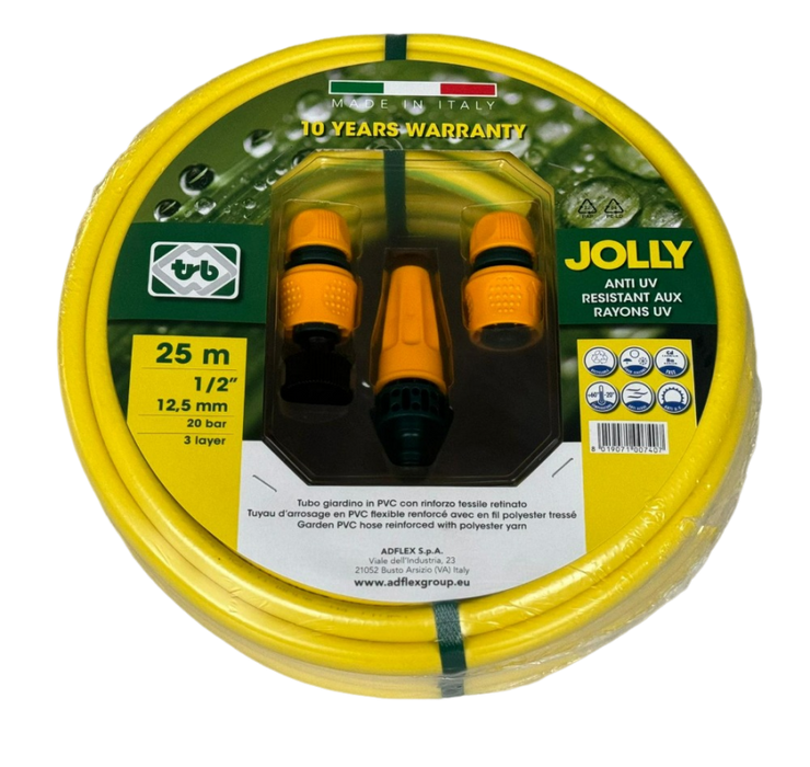 JLM12K-25 TRB JOLLY ML 1/2 Inch Nozzle Kit (25m)