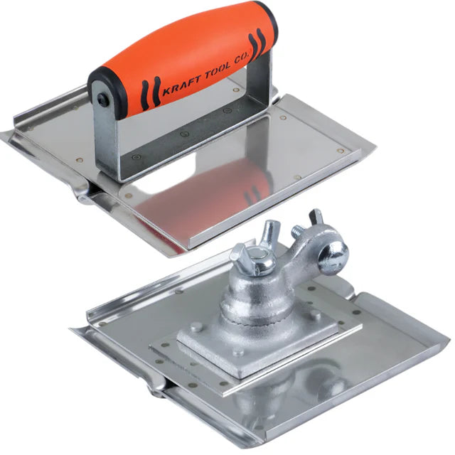 KRAFT 6 x 6 Stainless Steel Walking Groover & Kraft 6" x 6" Groover with ProForm® Handle