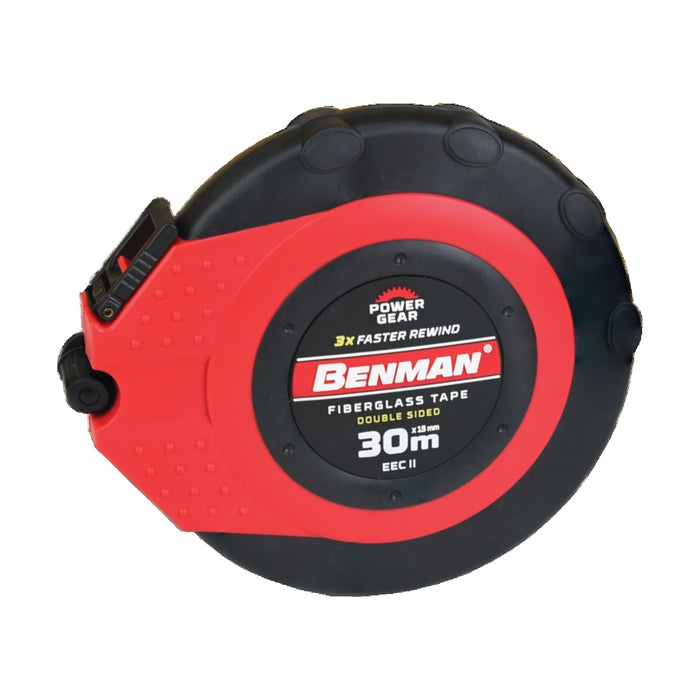 70650 MEASURING TAPE, BENMAN 3X-SPEED, 50m X 15mm METRIC UNITS