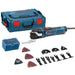 Bosch GOP 40-30 400W Starlock Multi-tool in L Boxx + 15 Accessories
