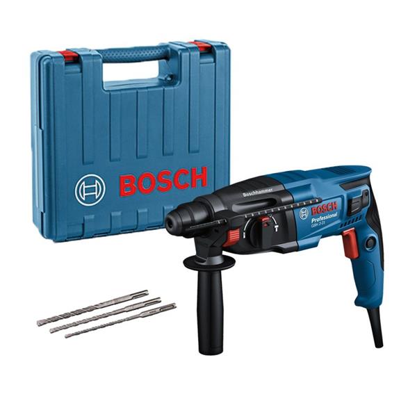 Bosch GBH 2-21 720W 2 Mode SDS Drill (with 3 Bits)