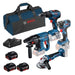 Bosch 4 Piece Brushless Power tool Kit (3x4Ah)