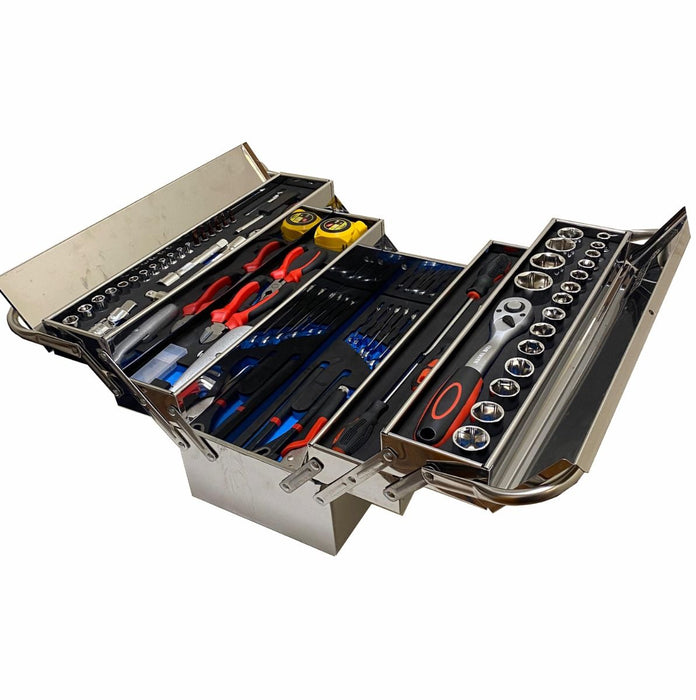 90pc 5 Tier Cantilever Toolbox Set - JS90
