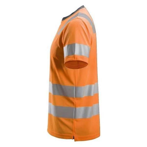 Snickers 2530 Orange AllroundWork High-Vis T-Shirt Class 2