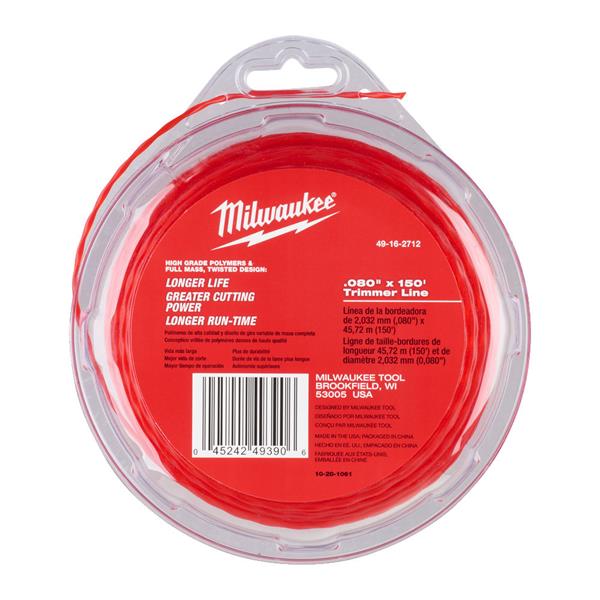 Milwaukee  Replacement Trimmer Line 2mm x 45m
