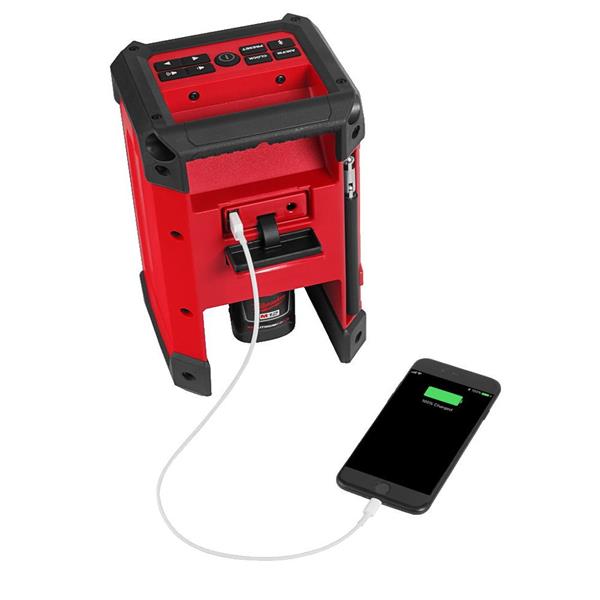 Milwaukee - DAB+ Radio Charger With Bluetooth (Bare Unit)