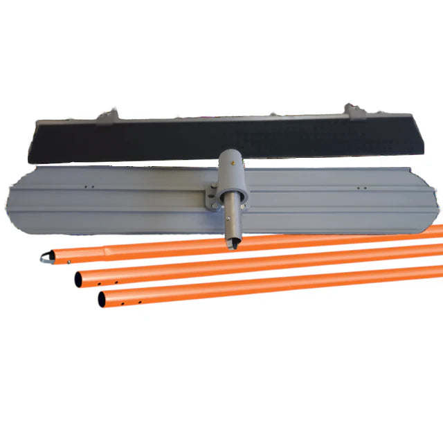 TEXAS-PRO 4FT Magnesium Bullfloat Kit with Brush & Bracket