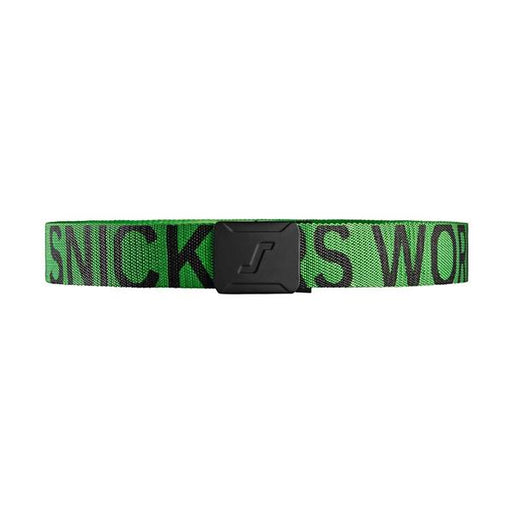 Snickers 9004 3704 Logo Belt - Apple Green/Black