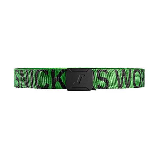Snickers 9004 3704 Logo Belt - Apple Green/Black