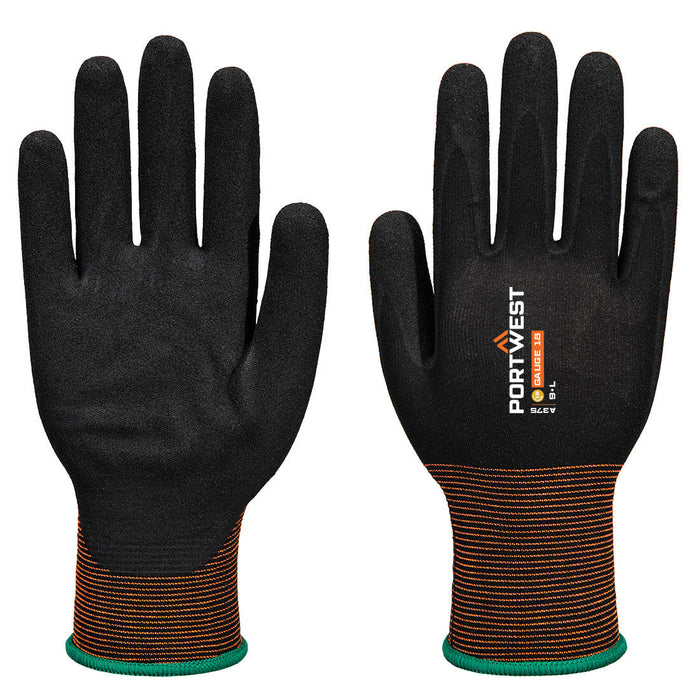 A375 - GP Grip 18 Nitrile Smooth/Sandy Glove