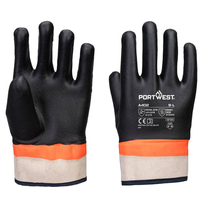 A402 - Grip PVC Sandy Double Dipped Glove