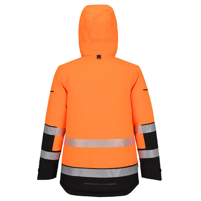 EV401 - EV4 Hi-Vis Expedition Parka Jacket Orange/Black