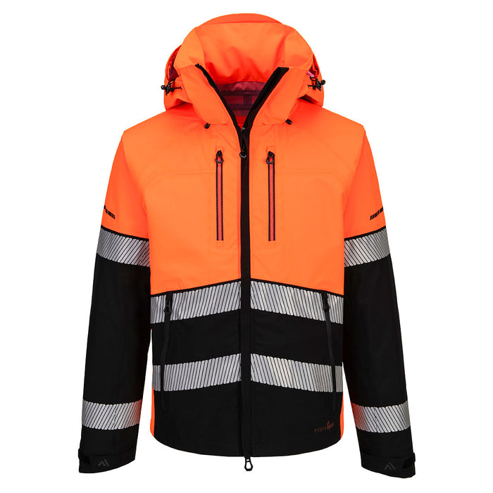 EV465 - EV4 Hi-Vis Shell Jacket (3L) Orange/Black