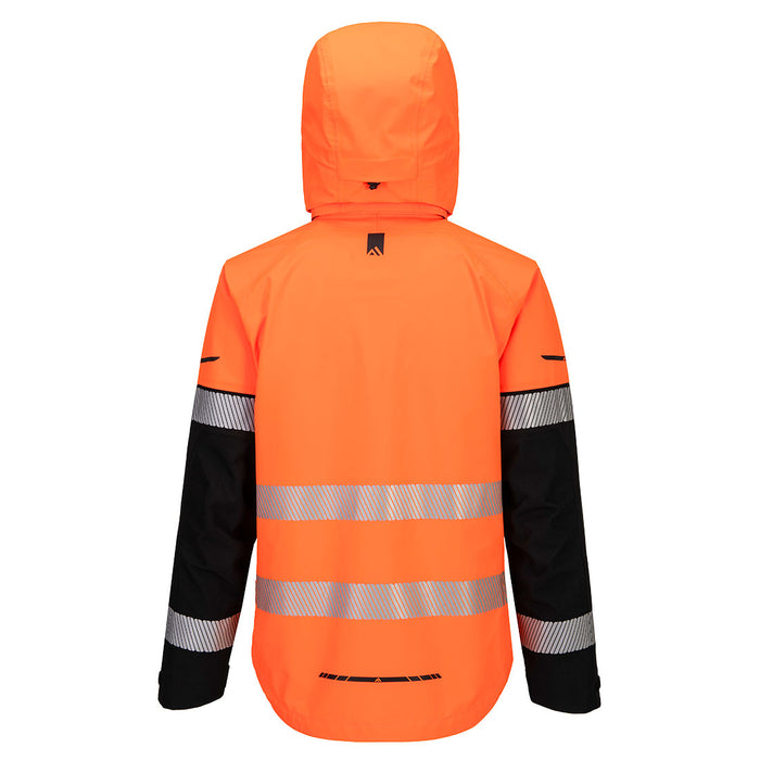 EV465 - EV4 Hi-Vis Shell Jacket (3L) Orange/Black