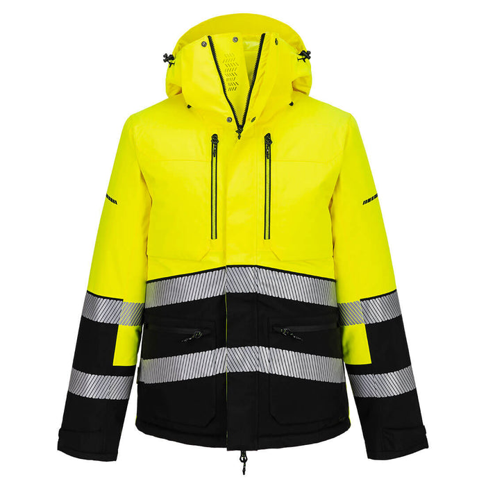 EV467 - EV4 Hi-Vis Winter Jacket Yellow/Black