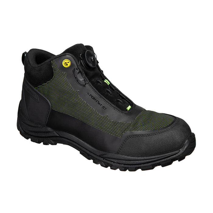 Girder Composite Mid Boot S3S ESD SR FO Black/Green