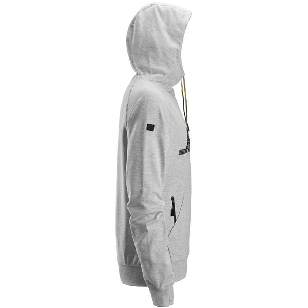 Snickers 2894 Logo Hoodie - Grey Melange