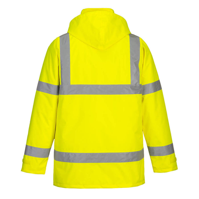 Hi-Vis Winter Traffic Jacket Yellow