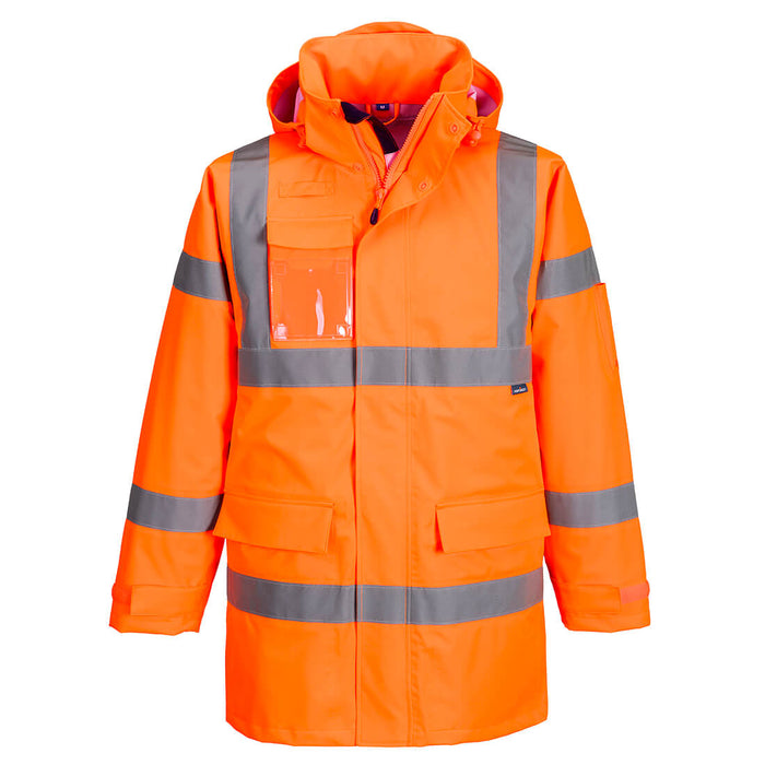 S599 - Hi-Vis Extreme Rain Jacket (3L) Orange