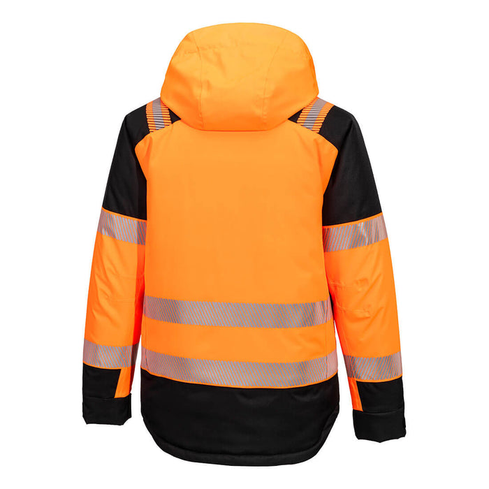 T160 - PW3 Hi-Vis Winter Jacket Orange/Black