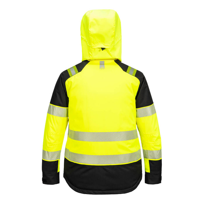 T162 - PW3 Hi-Vis Women's Winter Jacket Yellow/Black