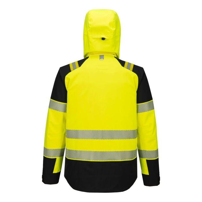 T166 - PW3 Hi-Vis Rain Jacket (3L) Yellow/Black