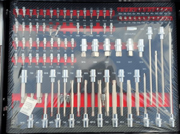 7 Drawer Tool Chest on Strong Castor Wheels & Complete With Full Set of Tools - PC7DTC