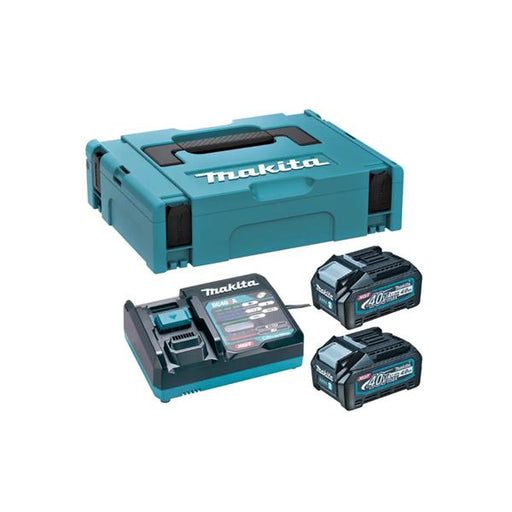 Makita XGT Power Source Kit (2x4Ah Batteries+ DC40RA-240V Charger)
