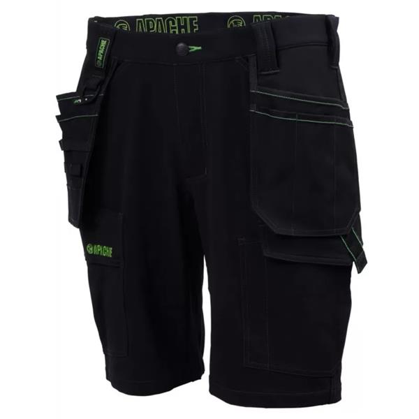 Apache Apache ATS WHISTLER 4 Way Stretch Short - Black