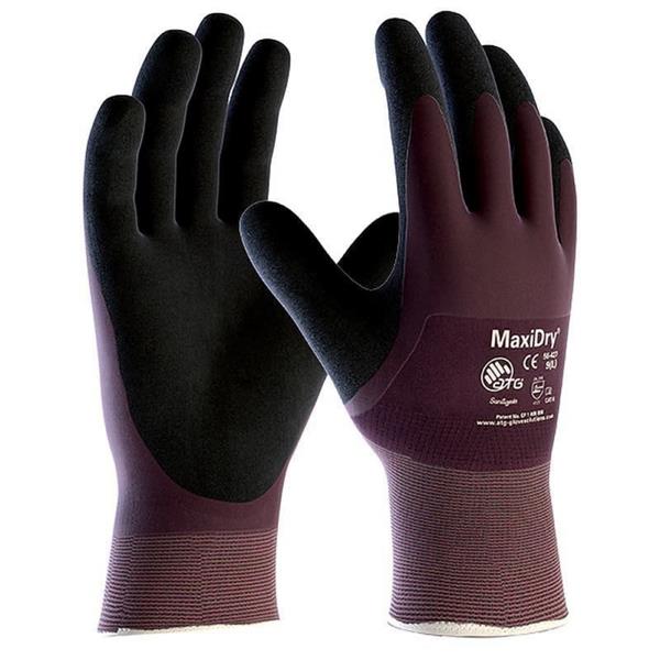 ATG ATG MaxiDry Coated Liquid Repellent Work Gloves Pack of 12 – 56-425