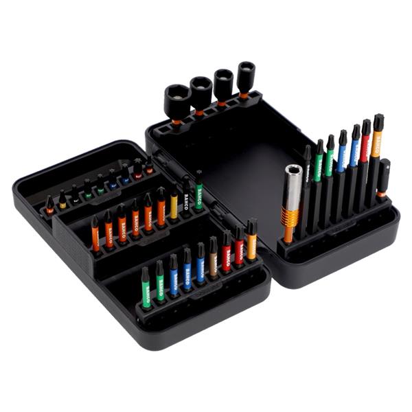 Bahco Bahco 66IM/40C-1 66IM/40C-1 Impact Torque Bit Set (40 Piece) BAH-66IM-40C