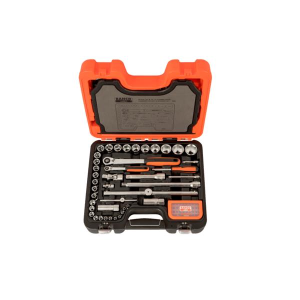 Bahco Bahco 95 Piece Socket Set with Spanners, Hex Keys and Bits S95 S95