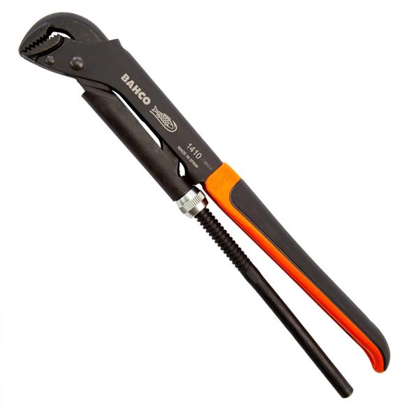 Bahco Bahco 1410 ERGO Pipe Wrench 45mm Jaw Capacity Alloy Steel 320mm BAH-1410
