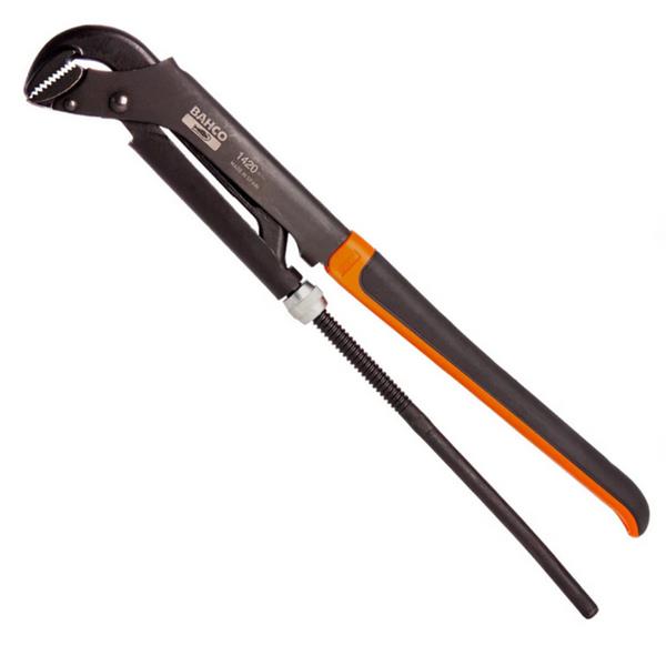 Bahco Bahco 1420 ERGO Pipe Wrench 65mm Jaw Capacity Alloy Steel 430mm BAH-1420