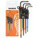 Bahco Bahco C1997TORX/9P 9 Piece Long TORX Coloured L-Key Set T8 – T40 C1997