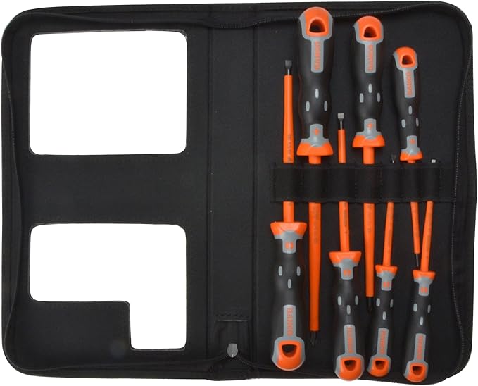 Bahco Bahco BAHCO 202.032 7 Piece Insulated Electricians Screwdriver Set BAH-202.032