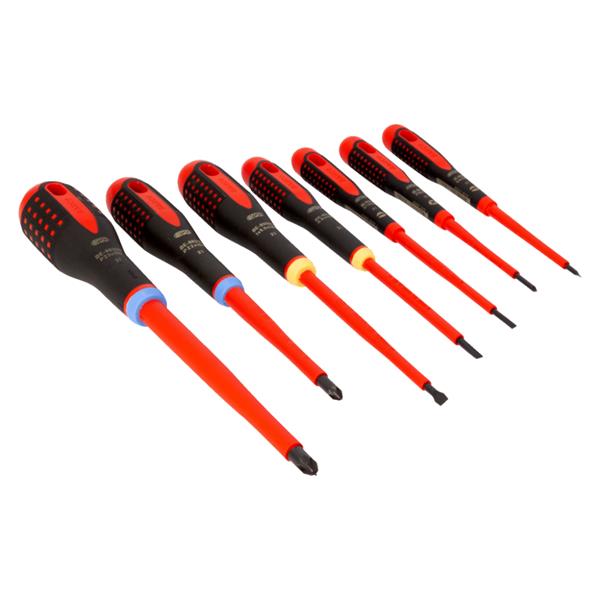 Bahco Bahco BE-9888S VDE Ergo Screwdriver Set 7 Piece Slot/Pozi BAH-BE-9888S