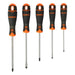 Bahco Bahco Fit Slotted/Pozidriv Screwdriver Set with Rubber Grip - 5 Pcs B219.015 B219