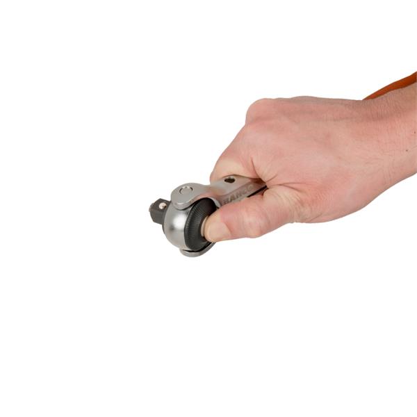 Bahco Bahco 3/8" Swivel Head Ratchets with 72 Teeth and 5° Action Angle 8120-3/8 8120-3-8