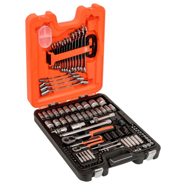 Bahco Bahco 1/4" and 1/2" Square Drive Socket Set with Combination Spanner Set/L-Keys S106 S106