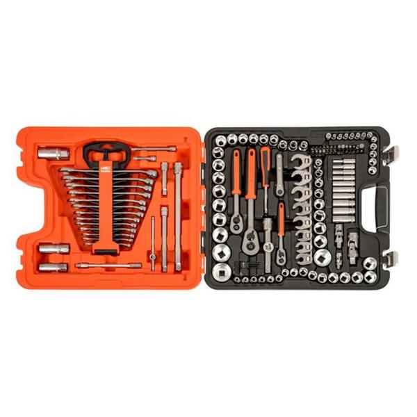 Bahco Bahco S138 1/4in 3/8in 1/2in Square Drive Socket Set 138pc S138