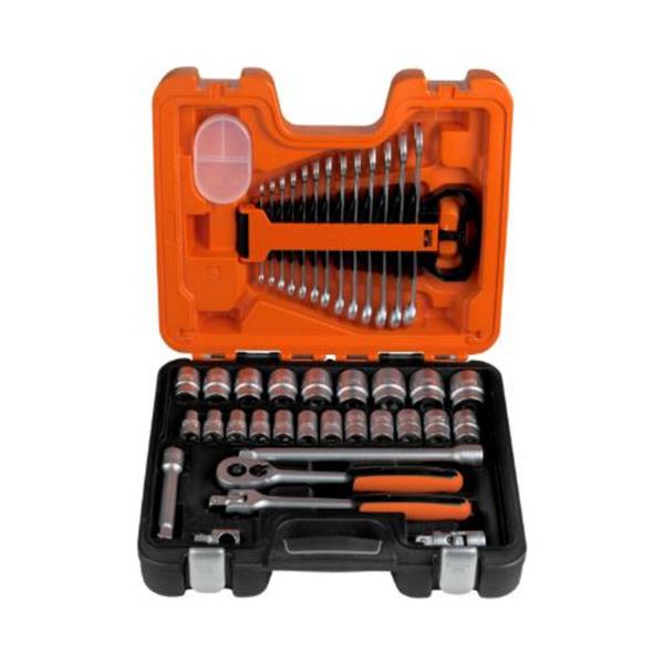 Bahco Bahco S400 Socket Set, 1/2" Drive & Spanners, 40 Pieces S400