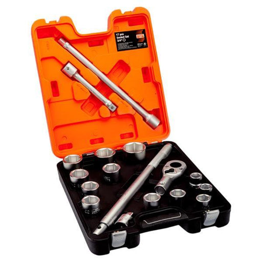 Bahco Bahco SLX17 17 Piece Metric 3/4" Drive Socket Set SLX17
