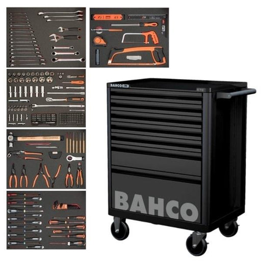 Bahco 7-Drawer Next Generation Tool Trolley with 237 Tools and Accessories 1472K7BKFF12SD
