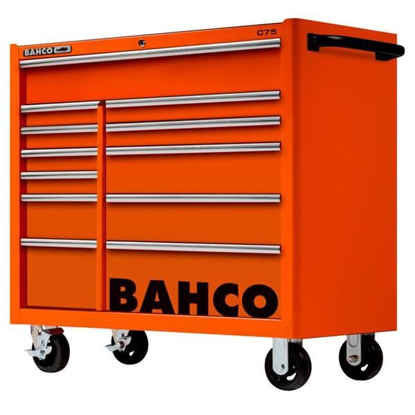 Bahco C75 Classic 40" 12 Drawer Mobile Roller Cabinet (Orange) 1475KXL12 1475KXL12