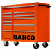 Bahco C75 Classic 40" 12 Drawer Mobile Roller Cabinet (Orange) 1475KXL12 1475KXL12